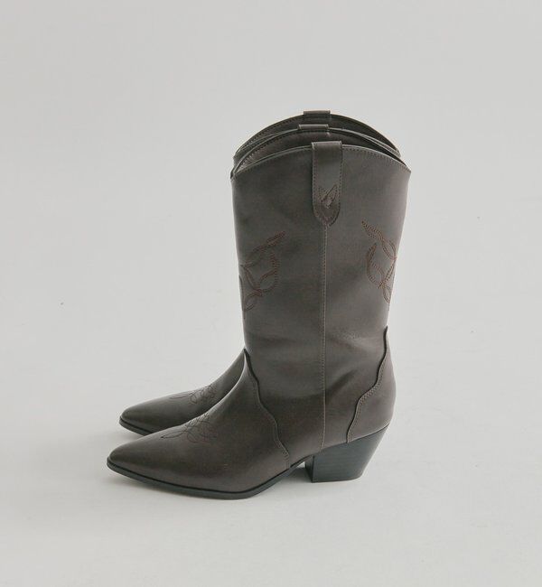  「ウエスタンブーツ」|ロングブーツ|