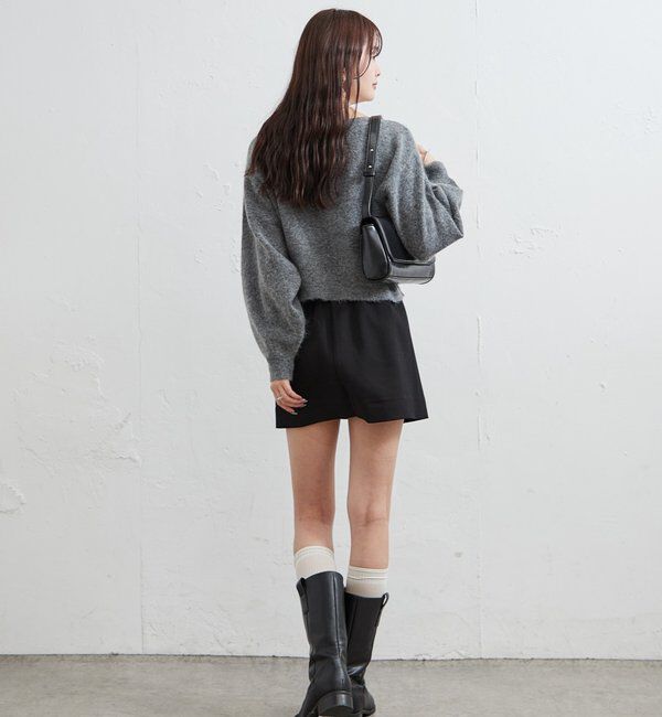  「リボン付きニット プルオーバー」|ニット・セーター|