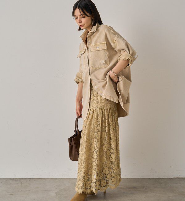  「ダメージデニムシャツ」|シャツ・ブラウス|