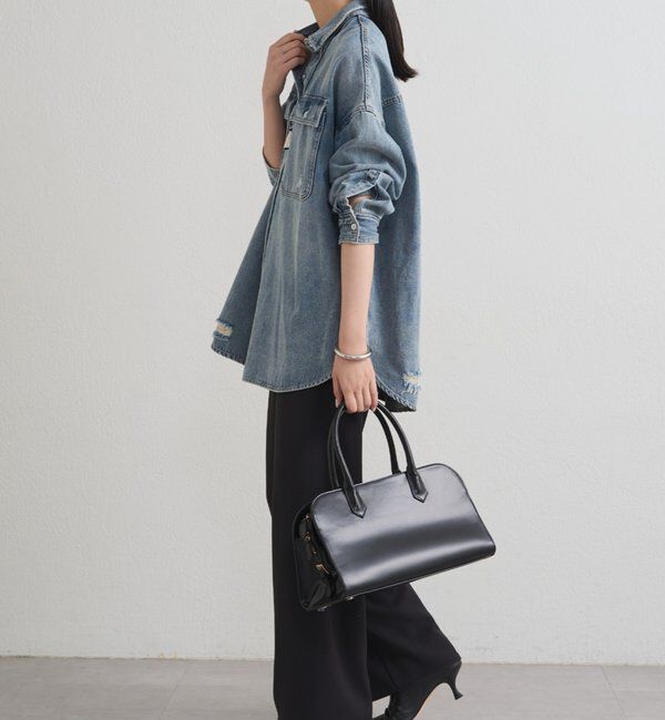  「ダメージデニムシャツ」|シャツ・ブラウス|