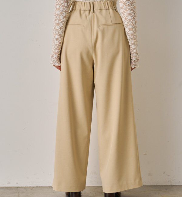  「3タックワイドパンツ」|チノ|