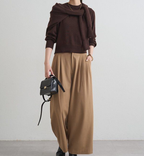  「3タックワイドパンツ」|チノ|