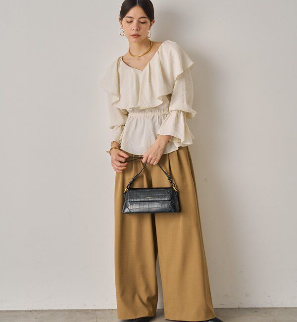  「3タックワイドパンツ」|チノ|