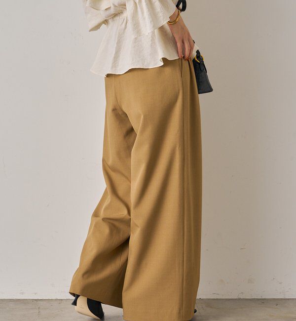  「3タックワイドパンツ」|チノ|
