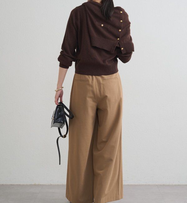  「3タックワイドパンツ」|チノ|