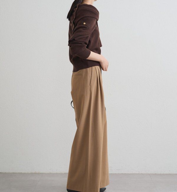  「3タックワイドパンツ」|チノ|