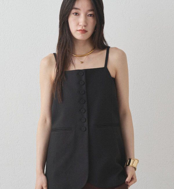  「ビスチェベスト」|ベスト・ジレ|ブラック