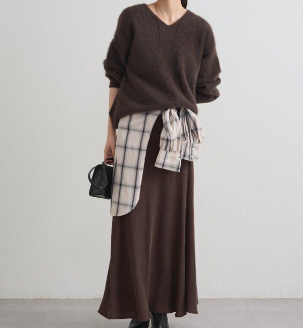  「FURカシミヤVニット」|ニット・セーター|