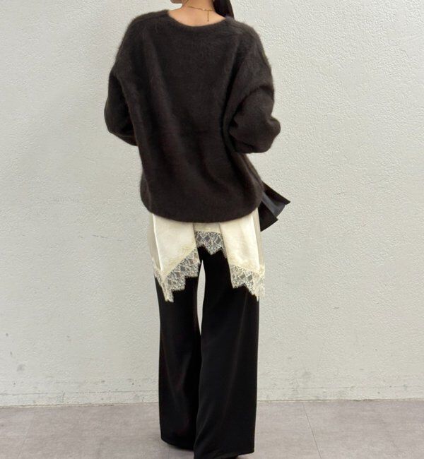  「FURカシミヤVニット」|ニット・セーター|