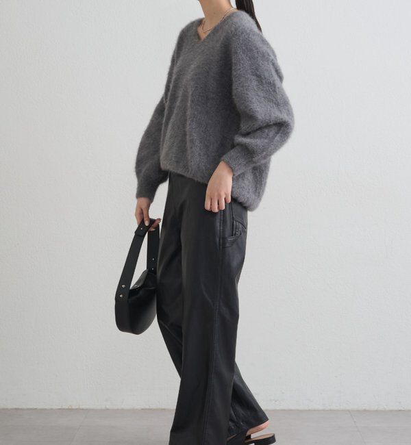  「FURカシミヤVニット」|ニット・セーター|