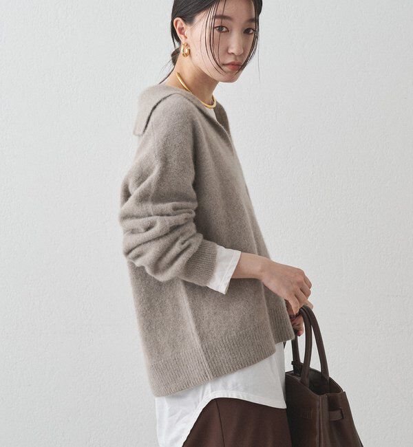  「FURウールスキッパーニット」|ニット・セーター|