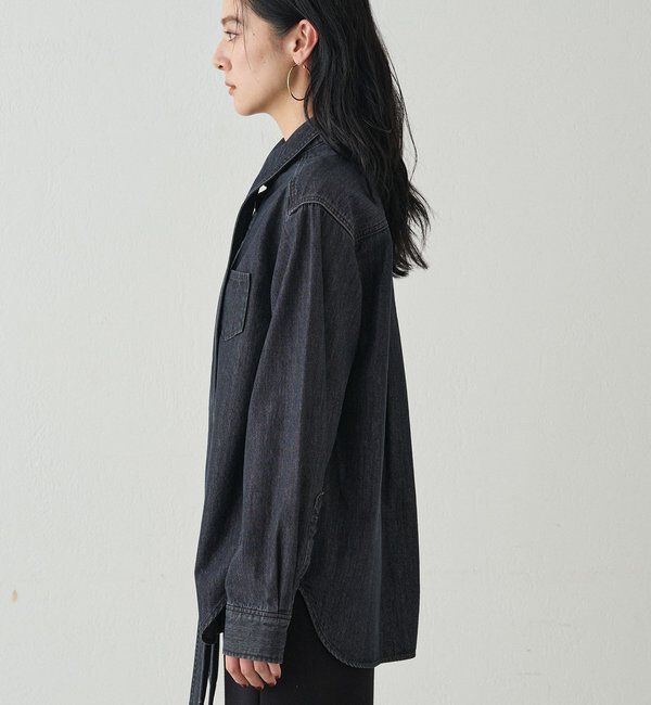  「デニムボウタイブラウス」|シャツ・ブラウス|