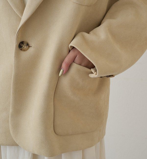  「フェイクスウェードジャケット」|ベスト・ジレ|