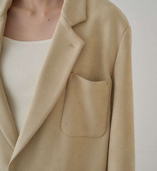  「フェイクスウェードジャケット」|ベスト・ジレ|