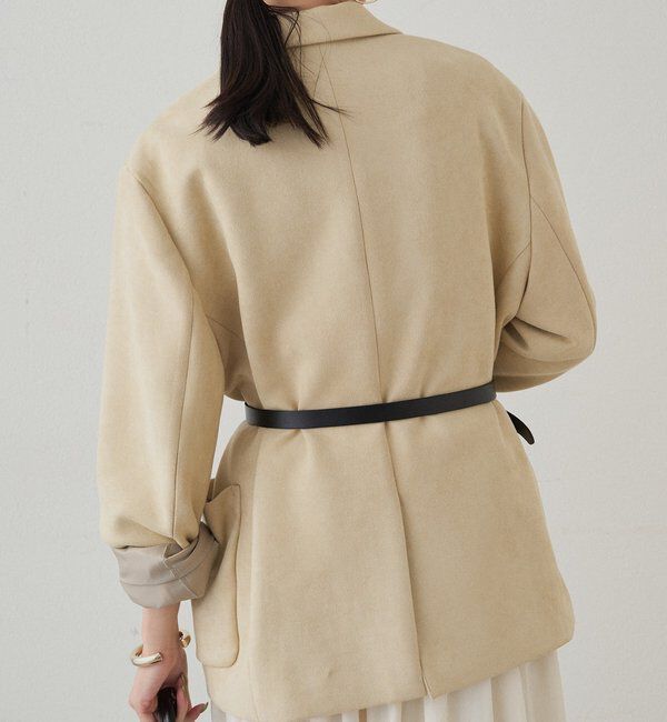  「フェイクスウェードジャケット」|ベスト・ジレ|