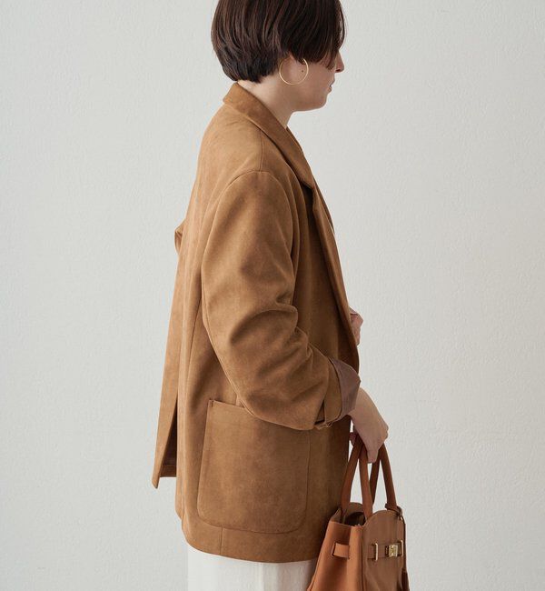  「フェイクスウェードジャケット」|ベスト・ジレ|