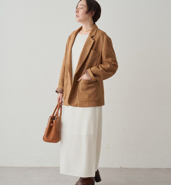  「フェイクスウェードジャケット」|ベスト・ジレ|