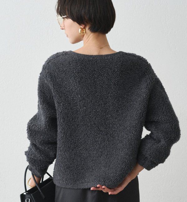  「ウールボアニットコーディガン」|ニット・セーター|