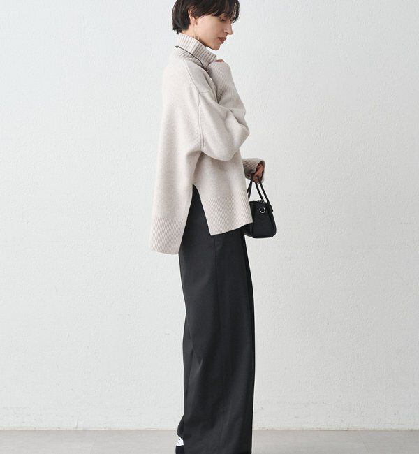  「ウール100タートルニット」|ニット・セーター|