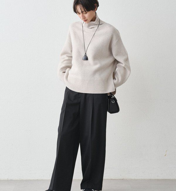  「ウール100タートルニット」|ニット・セーター|