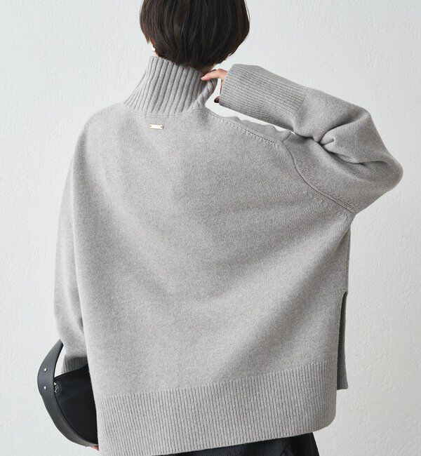  「ウール100タートルニット」|ニット・セーター|