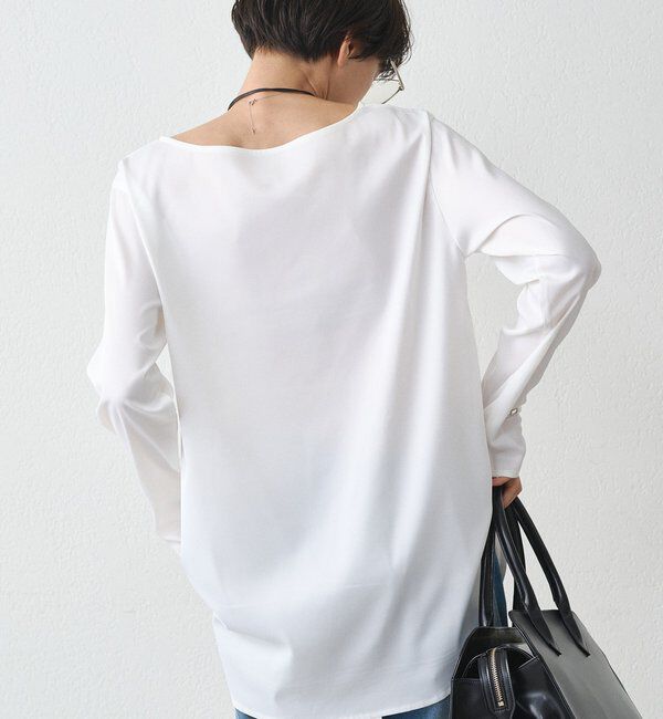  「サテンロンTブラウス」|シャツ・ブラウス|