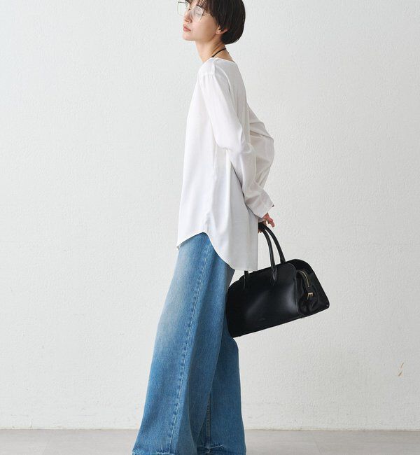  「サテンロンTブラウス」|シャツ・ブラウス|