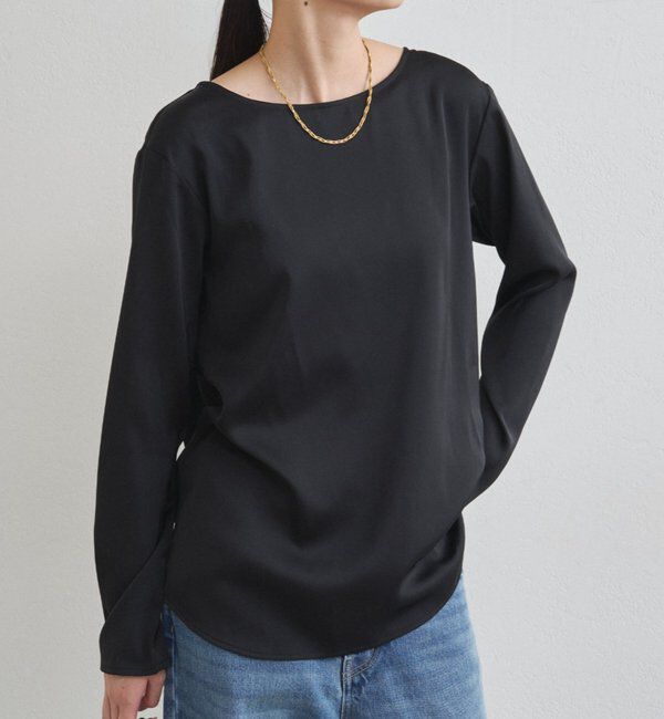  「サテンロンTブラウス」|シャツ・ブラウス|