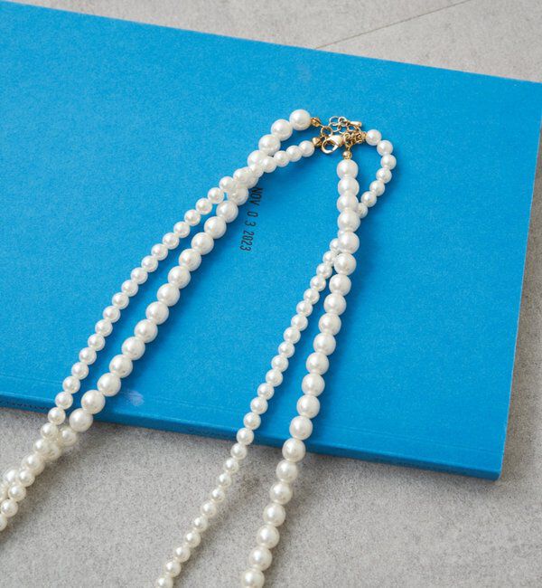  「【GALENA/ガレナ】パール2連ネックレス」|リング|