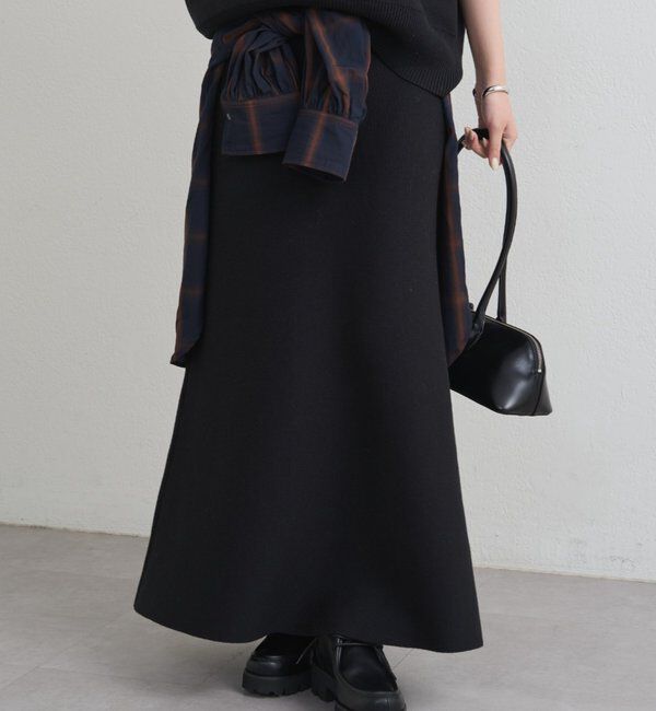  「【@_shirabe.s_コラボ】スウェットライクマーメイドニットスカート」|スカート|