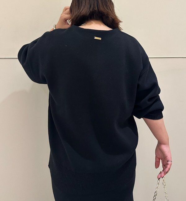  「【@_shirabe.s_コラボ】スウェットライクスキッパーニット」|ニット・セーター|