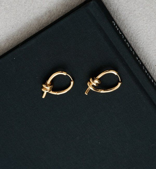  「【GALENA/ガレナ】ノットフープピアス」|リング|