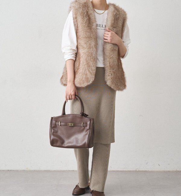  「ニットスカート+パンツセット」|チノ|