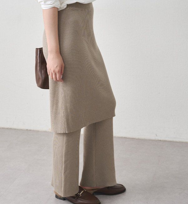  「ニットスカート+パンツセット」|チノ|