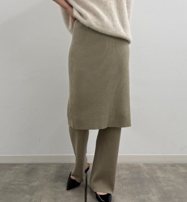  「ニットスカート+パンツセット」|チノ|