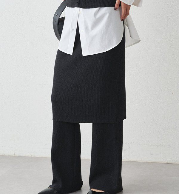  「ニットスカート+パンツセット」|チノ|