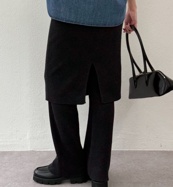 「ニットスカート+パンツセット」|チノ|