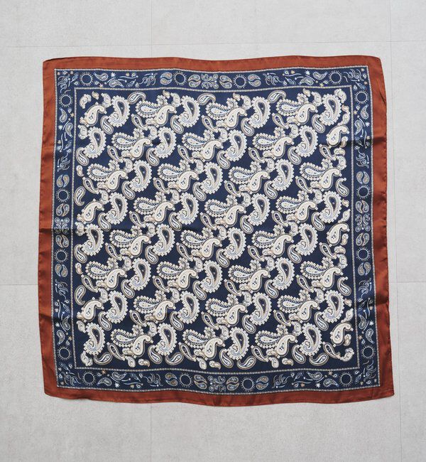  「【GALENA/ガレナ】ペイズリープリントスカーフ」|マフラー|