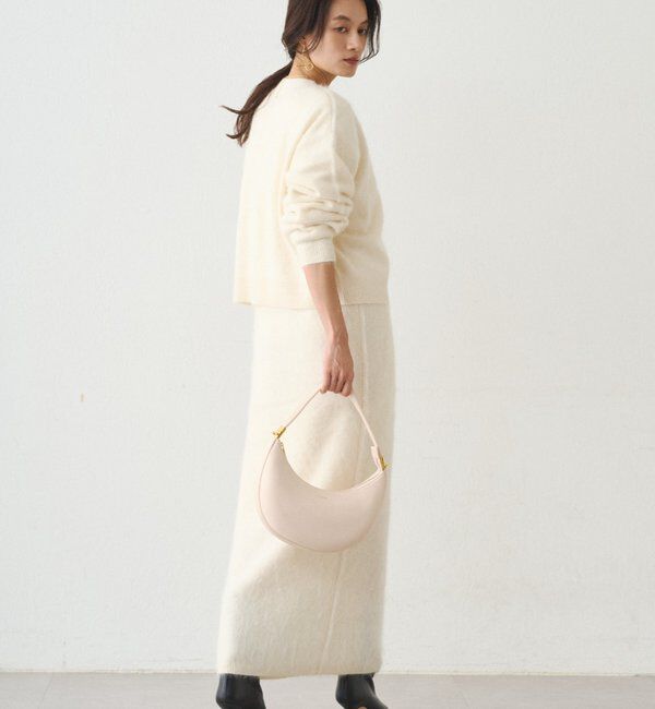  「シャギーショートニットカーディガン」|ニット・セーター|