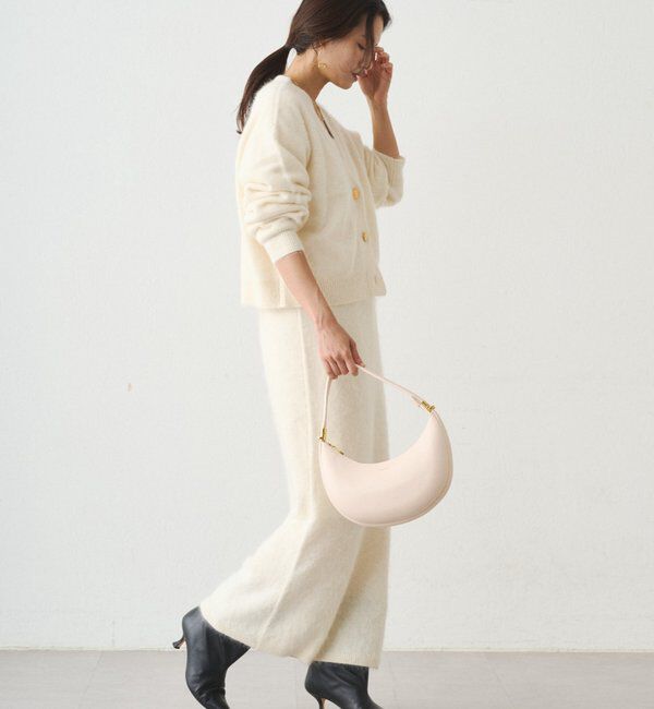  「シャギーショートニットカーディガン」|ニット・セーター|