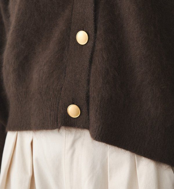  「シャギーショートニットカーディガン」|ニット・セーター|