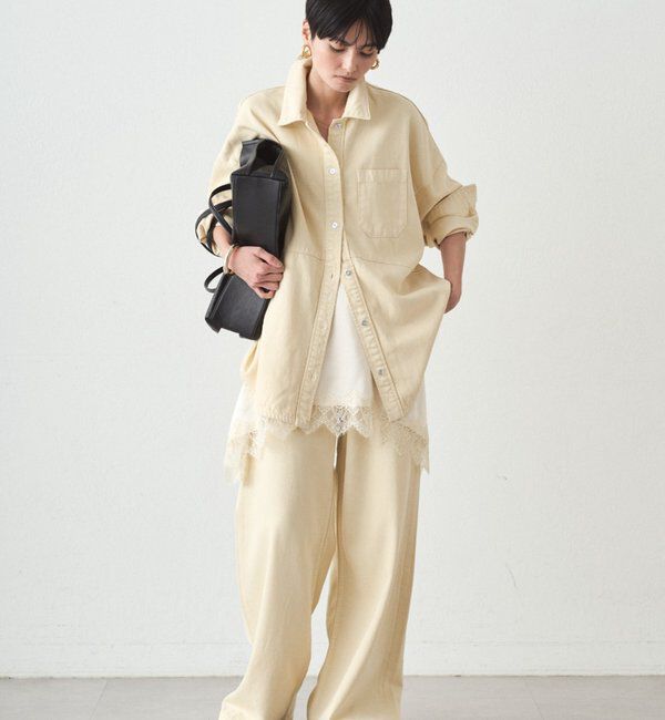  「スウィッチカラーデニムシャツ」|シャツ・ブラウス|