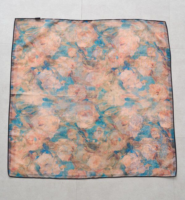  「【GALENA/ガレナ】アートプリントスカーフ」|マフラー|