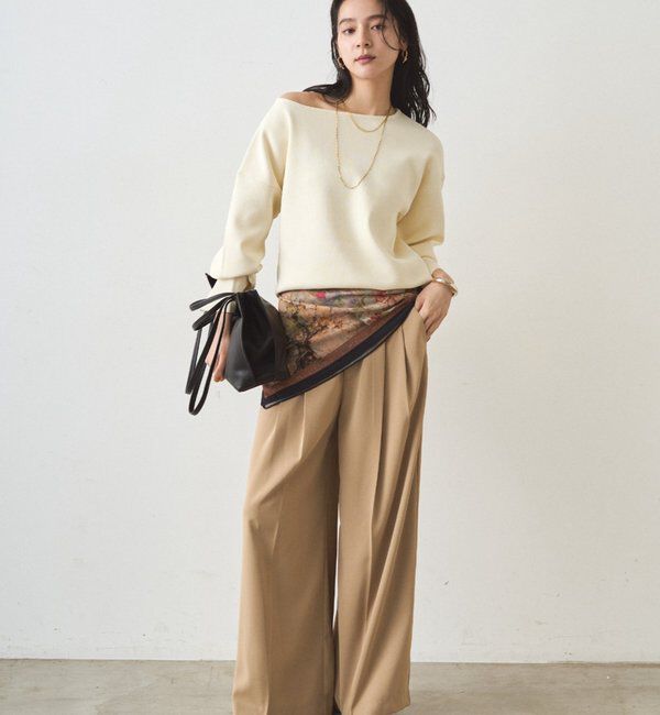  「2タックワイドパンツ」|チノ|