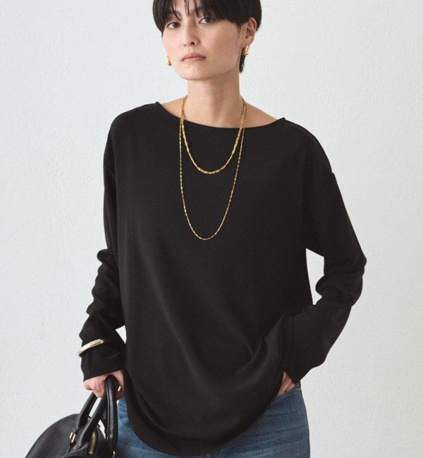  「ジョーゼットインナーブラウス2」|シャツ・ブラウス|ブラック