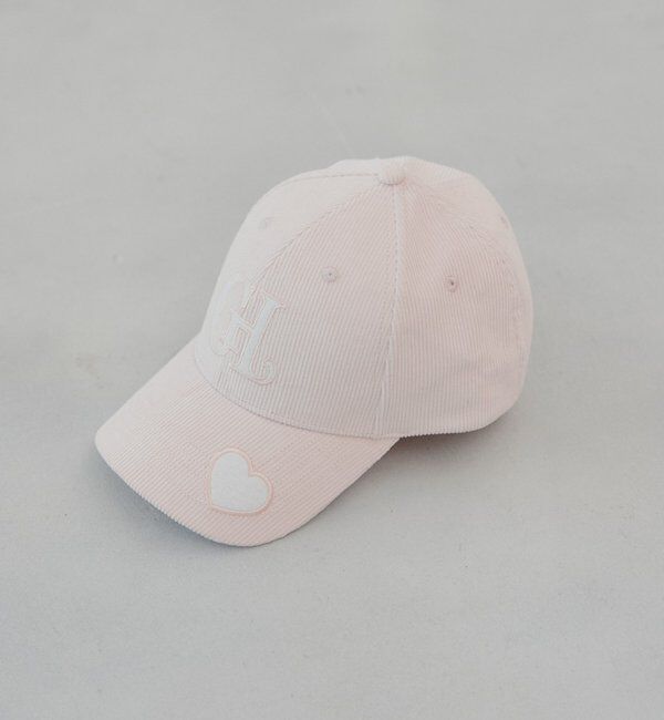  「ワッペンロゴキャップ」|ハット|ピンク