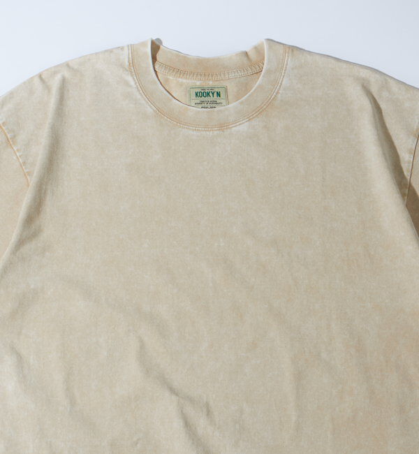  「【3サイズ展開】KOOKY'NケミカルウォッシュTEE」|Tシャツ・カットソー|アイボリー