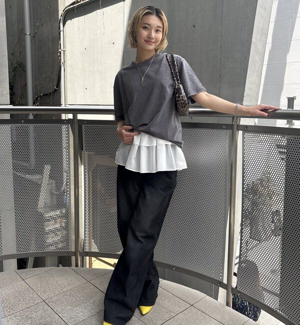  「【3サイズ展開】KOOKY'NケミカルウォッシュTEE」|Tシャツ・カットソー|