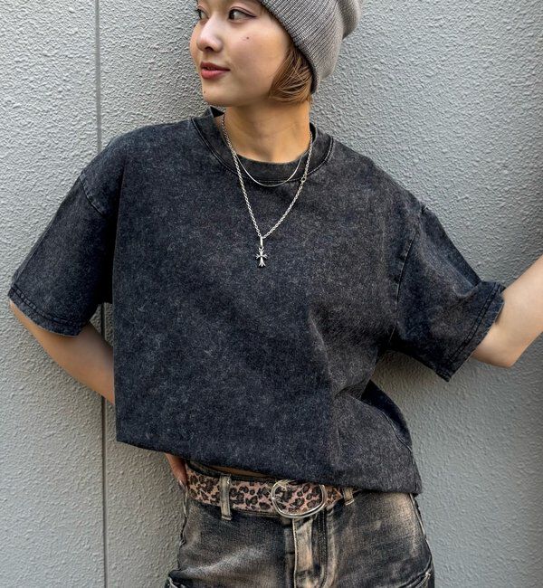  「【3サイズ展開】KOOKY'NケミカルウォッシュTEE」|Tシャツ・カットソー|