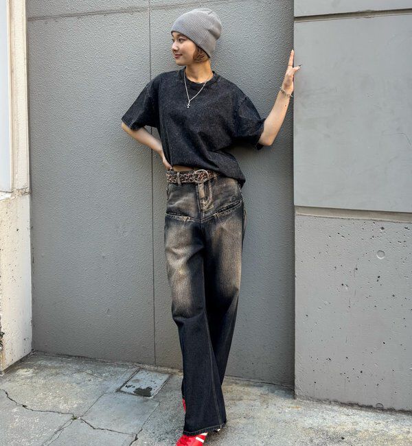  「【3サイズ展開】KOOKY'NケミカルウォッシュTEE」|Tシャツ・カットソー|